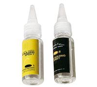 Aoguaro Fishing Rod Repair Glue, Fishing Rod Epoxy Glue, Epoxy Resin AB Glue, Fishing Rods Guide Ring Tie Wire Card Wheel Seat Road DIY Restoration Accessories, Transparent Adhesive