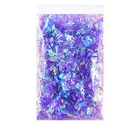 Aoguaro Iridescent Glitter Sequin Flakes DIY Making Glitter Accessories Reflective Cellophane Fragments, for Nail Art, Wall Coverings, Resin Crafts, Epoxy Resin, Paint Etc Decor