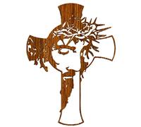 Aoguaro Small Wooden Home Decoration, Catholic Cross Wall Decor, Jesus Arthanging Decorations, Christian Family, Believers Collection, Gifts