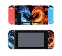 AoHanan Two Dragons Switch Screen Protector Cover Full Accessories Switch Game Case Protection Skin for Switch Console and Joy-Cons