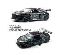 (Aohei Green) 1:36 Diecast Alloy Car Model Children's Toy Car Open the door Decoration Cool Racing Car Boy toys Gift