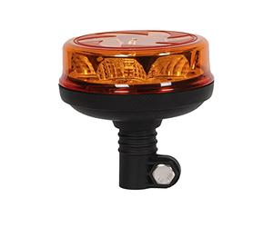 AOHEWEI LED Warning Beacon Light Amber, 4 Flashing & 2 Rotating Patterns 12/24V 16Pcs Led Strobe Lamp for Agricultural Machines Commercial Vehicle School Bus Tractor Excavators Truck