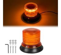 AOHEWEI LED Warning Beacon Light Amber, 8 Patterns 12/24V 20Pcs Led Strobe Lamp for Agricultural Machines Commercial Vehicle School Bus Tractor Excavators Truck
