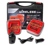 AOHEWEI Magnetic Wireless LED Trailer Tail Lights Set 12/24 V, Cable Free Waterproof Dynamic Rear Lights with Magnet ECE EMC Approved for Trailer, Lorry, Caravan or Truck