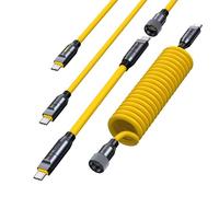 AOHI 240W 8 in 1 USB C Cable & Lightning Cable Set, The Future PD3.1 Type C Fast Charging Cable and MFi Certified Lightning Cable Set for iPhone,MacBook,iPad,Galaxy