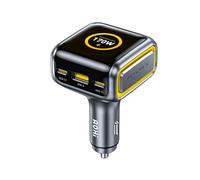 AOHI SUPERAUTO 170W Car Charger with TFT Smart Display, 140W PD 3.1 USB C Fast Charging Car Adapter, Compatible with MacBook Pro, Laptops, iPhone 17 Pro Max, Galaxy S25 Ultra