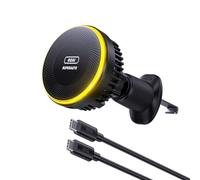 AOHI SUPERAUTO MAGNETIC for Wireless MagSafe Car Mount Charger, Phone Cooling 15W Fast MagSafe Car Charger,Magnetic Phone Charger Holder Dashboard for iPhone 17 Pro Max/iPhone 16 15 14 13 Pro Max Plus
