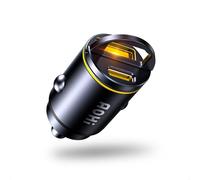 AOHI USB C Car Charger, PD 45W&QC 30W 2 Port Type-C Fast Charging Car Charger Lighter for MacBook Pro/Air, iPhone 17/16 /15Series, Galaxy S24 / S23, iPad Pro, AirPods and More