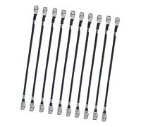 AOHOCA 10 pcs Hat Windy Clips for Boating Skiing,Hat Rides Cap Retainer for Fishing,Hat Keeper and Cap Catcher Black, Black, 6