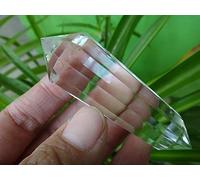 AOHRO Natural crystal rough 12 Sided Vogel Style Natural Clear Quartz Crystal Point 46g