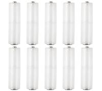 AOICRIE 10pcs AAA to AA Battery Adapter AAA to AA Battery Converter Holder Battery Adapter Converter for AAA to AA Battery
