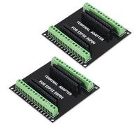 AOICRIE 2PCS ESP32 Breakout Board GPIO 1 into 2 Compatible with 30 Pins ESP32S ESP32 Development Board 2.4 GHz Dual Core WLAN WiFi + Bluetooth 2-in-1 Microcontroller ESP32 Chip