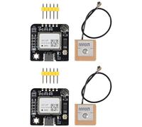 AOICRIE 2pcs GT-U7 GPS Module Navigation Satellite Positioning GPS Receiver Compatible with NEO-6M 51 Microcontroller STM32 R3+ IPEX Active GPS Antenna for Raspberry Pi Drone Flight