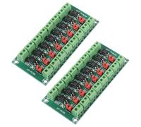 AOICRIE 2pcs PC817 8 Channel Optocoupler Isolation Board Voltage Converter Module 3.6-30V Photoelectric Isolated Module 817 Voltage Isolation Modules