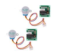 Aoicrie 2Sets 28BYJ-48 DC 5V Stepper Motor + ULN2003 Driver Test Module Board