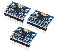 AOICRIE 3pcs GY-521 MPU 6050 MPU6050 3 Axis Accelerometer Gyroscope Module 6 DOF 6-Axis Accelerometer Gyroscope Sensor Module Pre-Soldered for Raspberry Pi Pico and Other Models