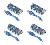AOICRIE 4 Pcs for Board, Compatible with ATmega328P 5V 16MHz Micro Controller Board Module CH340G Chip with USB Cable for Arduino