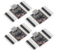 AOICRIE 4pcs ESP32-C3 Development Board Mini ESP32 C3 WiFi Bluetooth Module ESP32C3 160MHz Running Frequency 2.4GHz Wi-Fi & Bluetooth for MicroPython