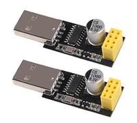 AOICRIE USB Adapter for ESP8266 ESP-01 Serial Wireless WIFI (2 pcs)