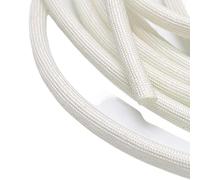 AOICXB Cable Tidy,Cable Tidy Sleeve,1M/2M/5M Diameter 3mm to 12mm High Temperature Braided Soft Chemical Fiber Tubing Insulation Cable Sleeving Fiberglass Tube
