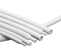 AOICXB Cable Tidy,Cable Tidy Sleeve,2:1 Shrinkage Ratio 5 Meter White 1mm to 80mm Heat Shrink Tube Heatshrink Tubing Wire Sleeving Wrap Kits