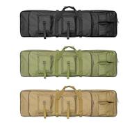 AOICXB Tactical Gun Bag Rifle Box, 32/39/47 inch Weapon Accessories Storage Bag Backpack, Padded Carbine Box Fishing Rod Bag Pistol Shotgun air Gun Sniper Holster(Yellow,85cm)