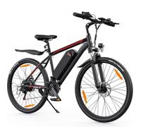AOIHO Electric Bike, 24"/26" Electric Bikes for Adults, Max Range 50/70KM, 250W Powerful Motor, Electric Mountain Bike with 36V/48V Removable Battery, 4-6H Fast Charging, 1/21 Speed Gear, EBike MTB