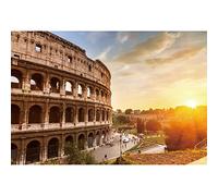 Aoihrraan 1,5x1m Ancient Roman Colosseum Backdrops Vintage European Buildings Italian Ruins Sunset Street Photography Background Lover Honeymoon Travel Landmark Adults Portrait Photo Studio Props