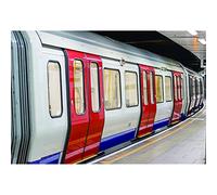 Aoihrraan 2,2x1,5m Subway Backdrop Underground Train Compartment Platform Waiting Area Photography Background Outdoor Tour Decor Banner Children Adults Travel Artistic Portrait Photo Studio Props