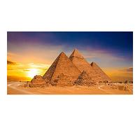 Aoihrraan 2,2x1m Egypt Pyramids Backdrop Ancient Egyptian Desert Architecture Ruins Sunset Sky Photography Background Travel Vacation Themed Party Adult Kids Baby Portraits Photo Studio Props