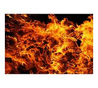 Aoihrraan 2,7x1,8m Burning Fires Backdrop Blazing Fire Flaming Raging Flame Dark Bonfire Photography Background Campfire Party Outdoor Camping Travel Barbecues Banner Kids Adults Photo Studio Props