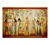 Aoihrraan 3,5x2,5m Ancient Egypt Backdrop Egyptian Pharaoh Mural Sphinx Parchment Historical Heritage Photography Background Archeology Video Girls Boys Adults Portrait Photo Studio Props Wallpaper