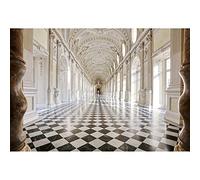 Aoihrraan 3x2,5m Luxury Palace Backdrop Retro Castle Corridor Marble Floor European Villa Interior Photography Background Wedding Bridal Shower Birthday Party Travel Portrait Photo Studio Props
