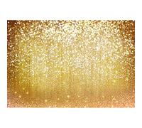 Aoihrraan 3x2m Glitter Gold Bokeh Backdrop Golden Sequin Shining Spots Photography Background Baby Shower Wedding Birthday Party Speakeasy Decor Newborn Kids Adult Portrait Photo Studio Prop Vinyl