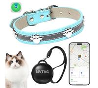 Aoikoy GPS Cat Tracker | Precise Global Tracking | Adjustable Size for Small, Medium, Large Cats | No Monthly Fees | IP67 Waterproof | Includes Collar (IOS only