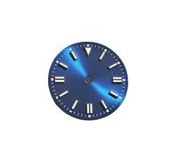 AOIMBNQC 1/3pcs 28.5mm Dials Fit for NH35 Movement BGW9 Blue Luminous Calendar Oyster Watch Dial Replacement Accessory Parts(03)
