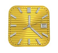 AOIMBNQC 1/4pcs NH35 Dial Man's Watch Square Green Luminous Suitable for NH35/NH36 Movement Accessories Repair Tool(Dial Hands 9)