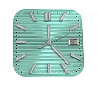 AOIMBNQC 1/4pcs NH35 Dial Man's Watch Square Green Luminous Suitable for NH35/NH36 Movement Accessories Repair Tool(Dial Hands 5)