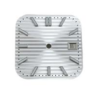 AOIMBNQC 1/4pcs NH35 Dial Man's Watch Square Green Luminous Suitable for NH35/NH36 Movement Accessories Repair Tool(Dial 8)