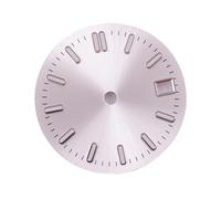 AOIMBNQC 1pc 29MM NH35 Blue Green Luminous Sterile Dial Watch for NH36 Movement Accessories(Silver)