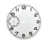 AOIMBNQC 1pc 37mm Black Blue White Watch Dial Luminous Fit ETA 6497 Or ST3600 Movement, Face(B)