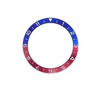 AOIMBNQC 1pc 38mm Aluminum Ring GMT Diver's Style Watch Bezel Insert for 40mm Cases Replace Accessory Diving(18)