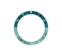 AOIMBNQC 1pc 38mm Aluminum Ring GMT Diver's Style Watch Bezel Insert for 40mm Cases Replace Accessory Diving(07)