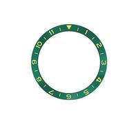 AOIMBNQC 1pc 38mm Aluminum Ring GMT Diver's Style Watch Bezel Insert for 40mm Cases Replace Accessory Diving(08)