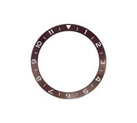 AOIMBNQC 1pc 38mm Aluminum Ring GMT Diver's Style Watch Bezel Insert for 40mm Cases Replace Accessory Diving(09)