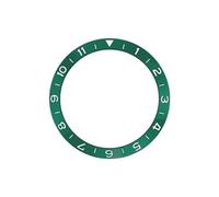 AOIMBNQC 1pc 38mm Aluminum Ring GMT Diver's Style Watch Bezel Insert for 40mm Cases Replace Accessory Diving(06)