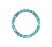 AOIMBNQC 1pc 38mm Aluminum Ring GMT Diver's Style Watch Bezel Insert for 40mm Cases Replace Accessory Diving(05)