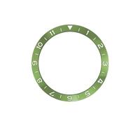 AOIMBNQC 1pc 38mm Aluminum Ring GMT Diver's Style Watch Bezel Insert for 40mm Cases Replace Accessory Diving(04)