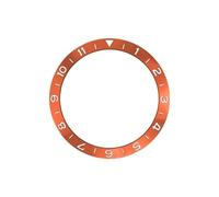 AOIMBNQC 1pc 38mm Aluminum Ring GMT Diver's Style Watch Bezel Insert for 40mm Cases Replace Accessory Diving(24)