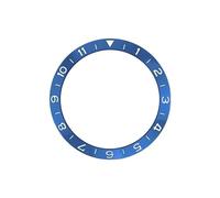AOIMBNQC 1pc 38mm Aluminum Ring GMT Diver's Style Watch Bezel Insert for 40mm Cases Replace Accessory Diving(22)